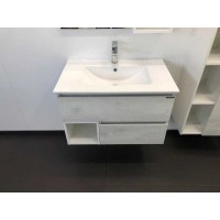 Тумба с раковиной Comfortу Турин, 75 см, дуб белый, 00004147332 (00004147332CF)