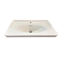Тумба с раковиной Comfortу Неаполь, 80 см, белый глянец, 00004147564 (00004147564CF)