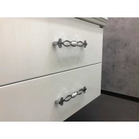 Тумба с раковиной Comfortу Неаполь, 80 см, белый глянец, 00004147564 (00004147564CF)