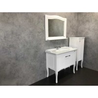 Зеркало Comfortу Павия, 100 см, белый глянец, 00004147986 (00004147986CF)