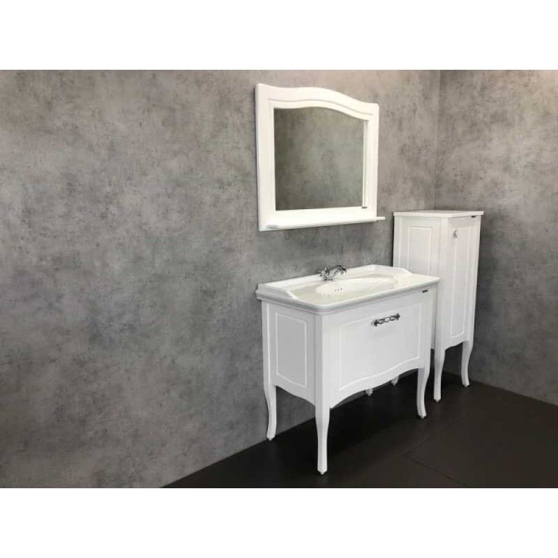 Зеркало Comfortу Павия, 100 см, белый глянец, 00004147986 (00004147986CF)