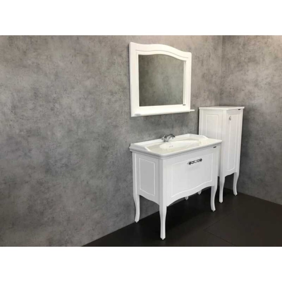 Зеркало Comfortу Павия, 100 см, белый глянец, 00004147986 (00004147986CF)