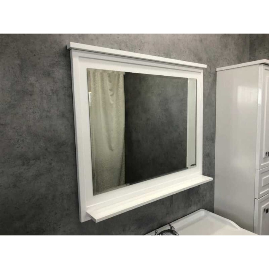 Зеркало Comfortу Феррара, 100 см, белый глянец, 00004147993 (00004147993CF)