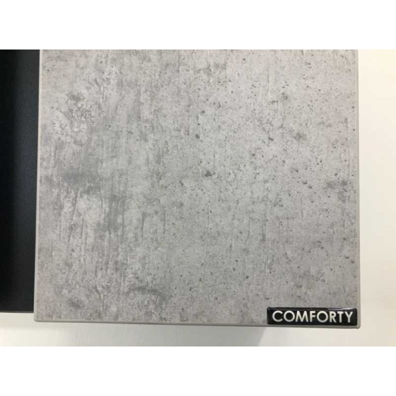 Тумба с раковиной Comfortу Эдинбург, 90 см, подвесная, раковина Comforty, бетон светлый, 00004147997 (00004147997CF)