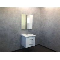 Тумба с раковиной Comfortу Неаполь, 65 см, белый глянец, 00004148729 (00004148729CF)