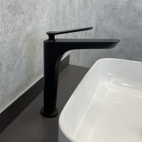 Смеситель Comforty, для раковины, черный матовый, 00004149946 (FC088B-CMT)