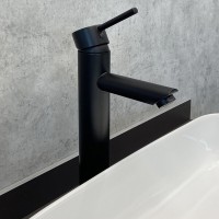 Смеситель Comforty, для раковины, черный матовый, 00004149948 (FC018B-CMT)