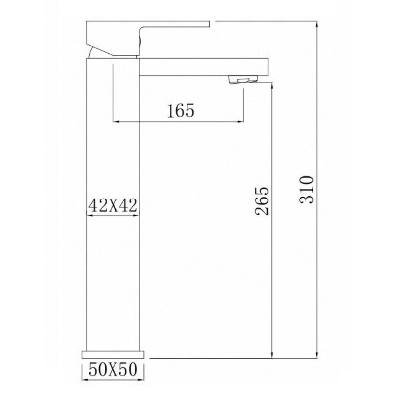 Смеситель Comforty, для раковины, черный матовый, 00004149950 (FC045B-CMT)