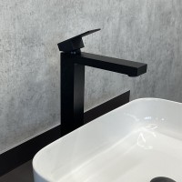 Смеситель Comforty, для раковины, черный матовый, 00004149950 (FC045B-CMT)