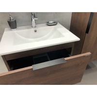 Тумба Comforty Франкфурт, 60 см, дуб шоколадно-коричневый с раковиной Comforty, 00004150530 (00004150530CF)