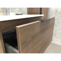 Тумба Comforty Франкфурт, 60 см, дуб шоколадно-коричневый с раковиной Comforty, 00004150530 (00004150530CF)