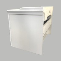 Тумба с раковиной Comfortу Феррара, 80 см, подвесная, белый глянцевый, раковина Comforty белая, 00004151060 (00004151060CF)