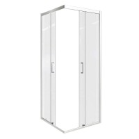 Душевой уголок Good Door CR-90-C-CH, КУ00005, 90 х 90 см, стекло прозрачное, профиль хром