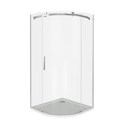 Душевой уголок Good Door Altair R-90-C-CH, АЛ00005, 90 х 90 см, стекло прозрачное, профиль хром