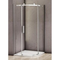 Душевой уголок Good Door Altair R-90-C-CH, АЛ00005, 90 х 90 см, стекло прозрачное, профиль хром