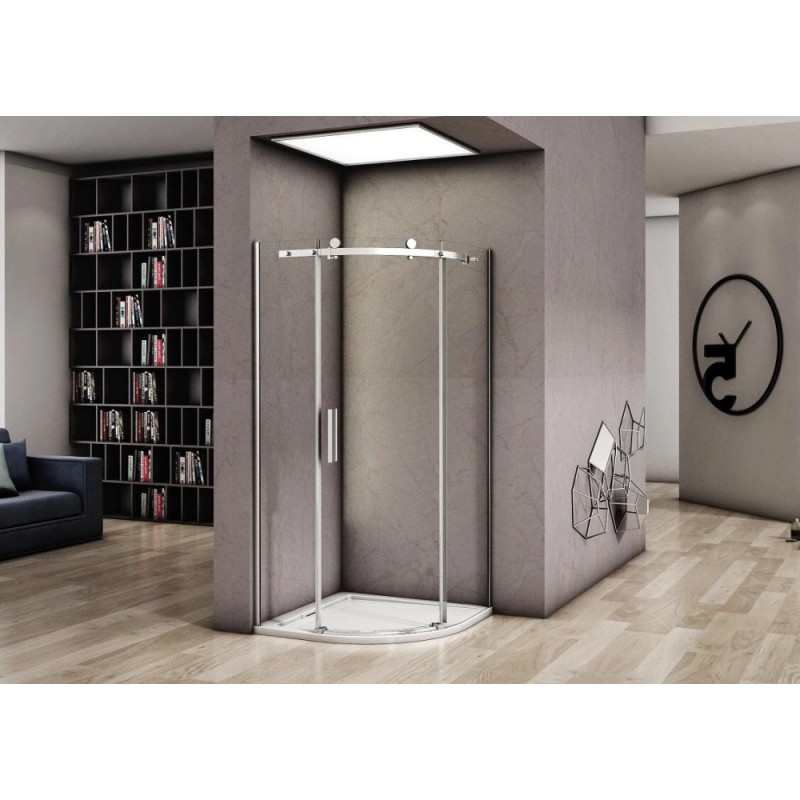 Душевой уголок Good Door Altair R-90-C-CH, АЛ00005, 90 х 90 см, стекло прозрачное, профиль хром