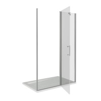 Душевая дверь Good Door Mokka WTW-110-C-WE, МК00005, 110 см, стекло прозрачное, профиль белый