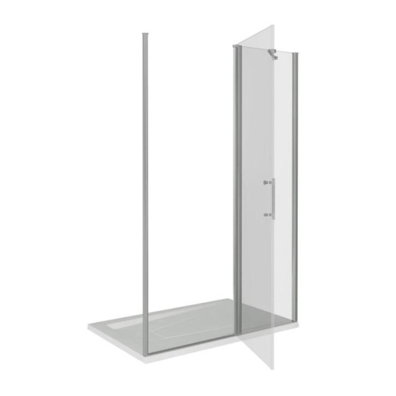Душевая дверь Good Door Mokka WTW-110-C-WE, МК00005, 110 см, стекло прозрачное, профиль белый