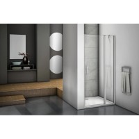 Душевая дверь Good Door Mokka WTW-110-C-WE, МК00005, 110 см, стекло прозрачное, профиль белый