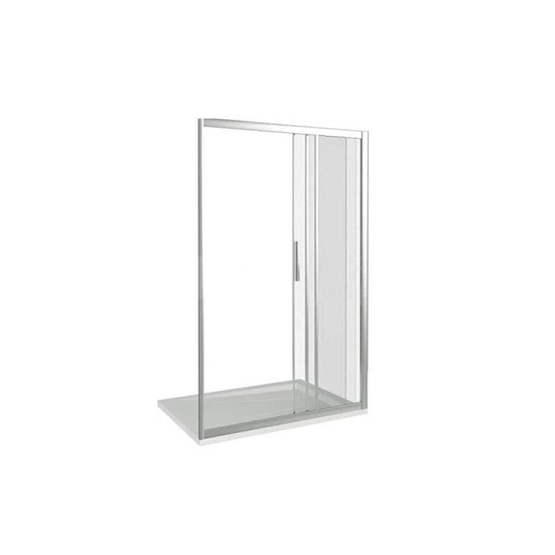 Душевая дверь в нишу Good Door Orion WTW-140-G-CH, 140 х 185 см, стекло матовое Грейп, хром, ОР00005