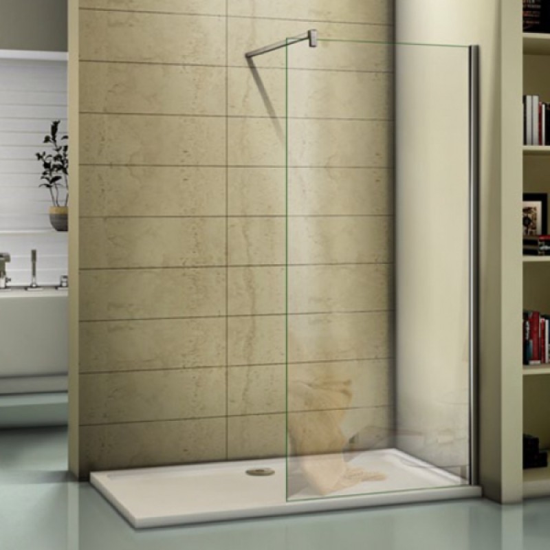 Душевая стенка Good Door Walk In SP-120-C-CH, 120 х 195 см, стекло прозрачное, хром, ВИ00005