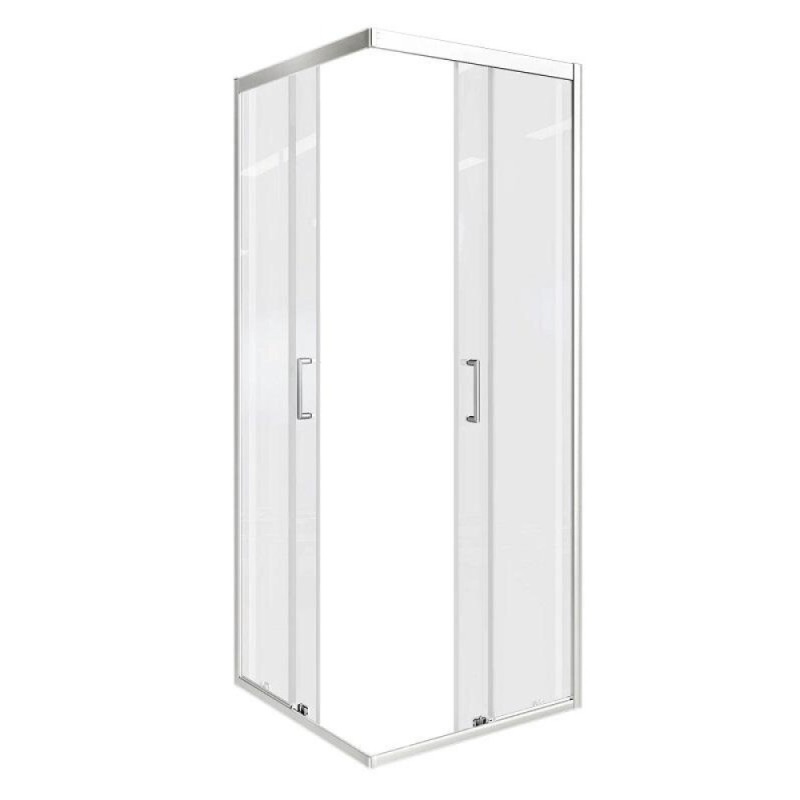 Душевой уголок Good Door Cube CR-100-C-CH, КУ00006, 100 х 100 см, стекло прозрачное, профиль хром