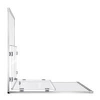 Душевой уголок Good Door Cube CR-100-C-CH, КУ00006, 100 х 100 см, стекло прозрачное, профиль хром