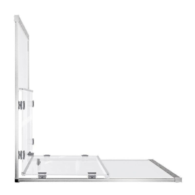 Душевой уголок Good Door Cube CR-100-C-CH, КУ00006, 100 х 100 см, стекло прозрачное, профиль хром