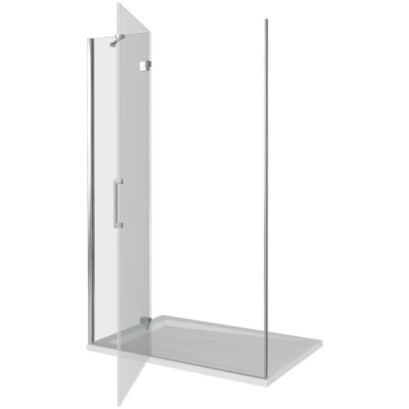 Душевая дверь Good Door Saturn WTW-140-C-CH-L/R 140 х 185 см, стекло прозрачное, хром, левая/правая, СА00006/СА00010