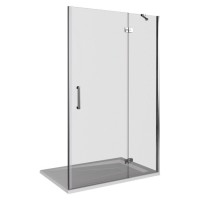 Душевая дверь Good Door Saturn WTW-140-C-CH-L/R 140 х 185 см, стекло прозрачное, хром, левая/правая, СА00006/СА00010