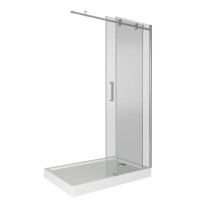 Душевая дверь в нишу Good Door Puerta WTW-130-C-CH, 130 х 195 см, стекло прозрачное, хром, ПУ00006