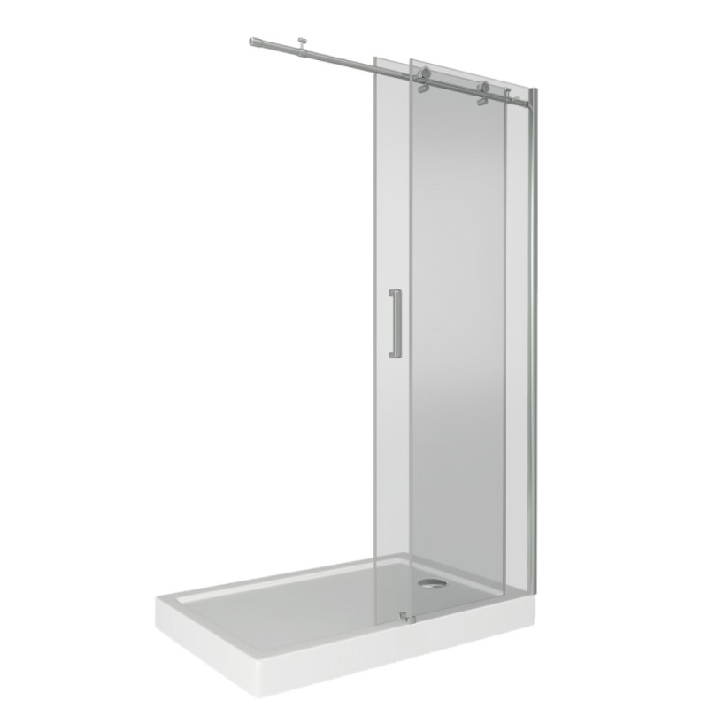 Душевая дверь в нишу Good Door Puerta WTW-130-C-CH, 130 х 195 см, стекло прозрачное, хром, ПУ00006