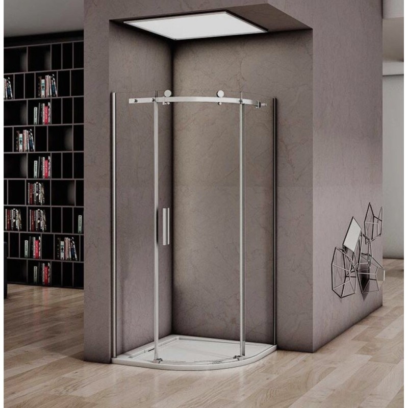 Душевое ограждение Good Door Altair R-100-C-CH, 100 х 100 х 195 см, стекло прозрачное, хром, АЛ00006