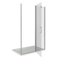 Душевая дверь в нишу Good Door Mokka WTW-120-C-WE, 120 х 185 см, стекло прозрачное, белый, МК00006