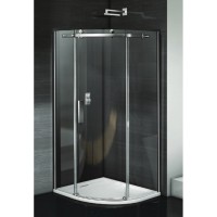 Душевое ограждение Good Door Galaxy R-100-C-CH, 100 х 100 х 195 см, стекло прозрачное, хром, ГЛ00007