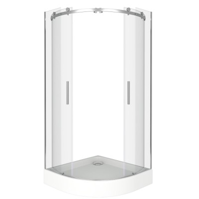 Душевое ограждение Good Door Altair R-TD-90-C-CH, 90 х 90 х 195 см, стекло прозрачное, хром, АЛ00007