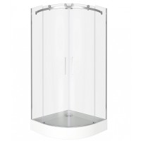 Душевое ограждение Good Door Altair R-TD-90-C-CH, 90 х 90 х 195 см, стекло прозрачное, хром, АЛ00007
