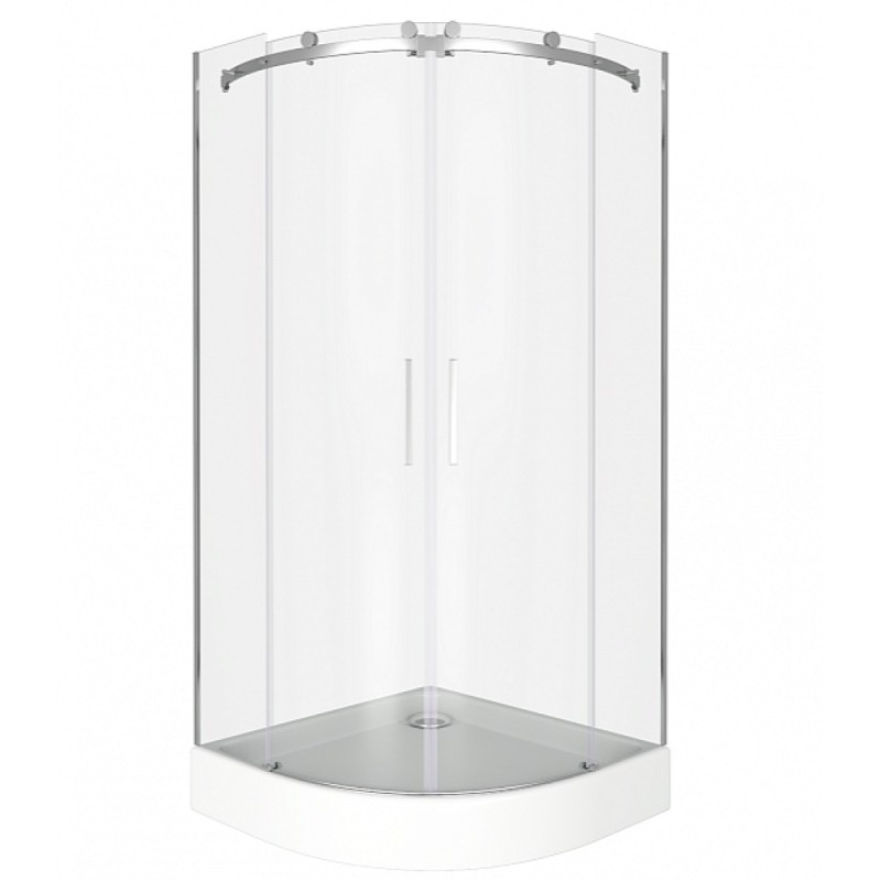 Душевое ограждение Good Door Altair R-TD-90-C-CH, 90 х 90 х 195 см, стекло прозрачное, хром, АЛ00007