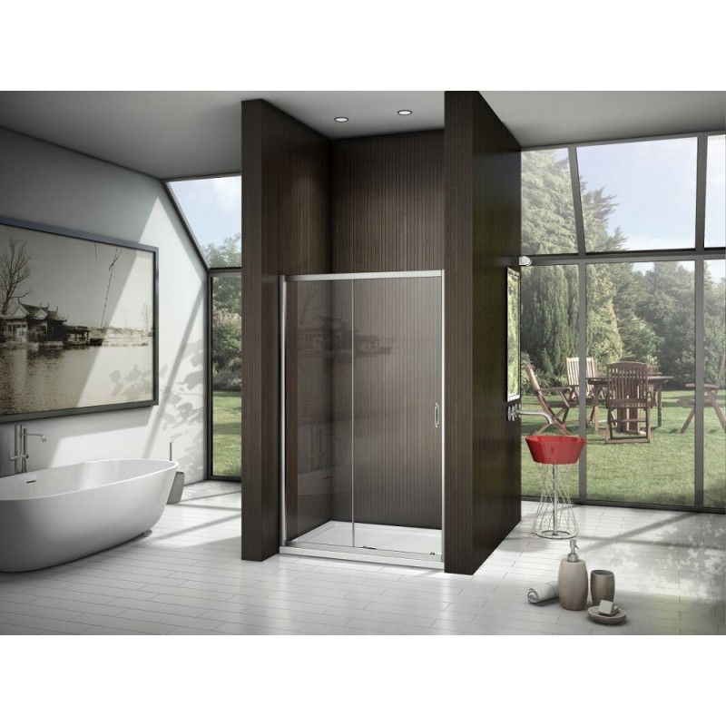 Душевая дверь Good Door Neo WTW-140-C-CH 140 х 185 см, НЕ00007, стекло прозрачное, профиль хром