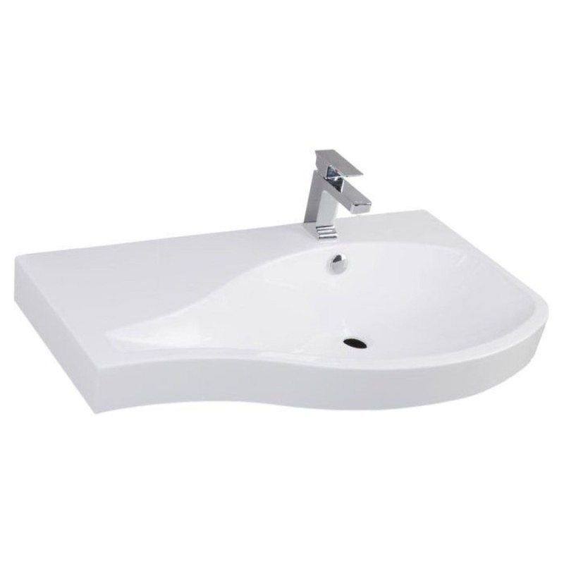 Раковина-столешница Aquanet Сопрано 95 169395/169396, левая/правая