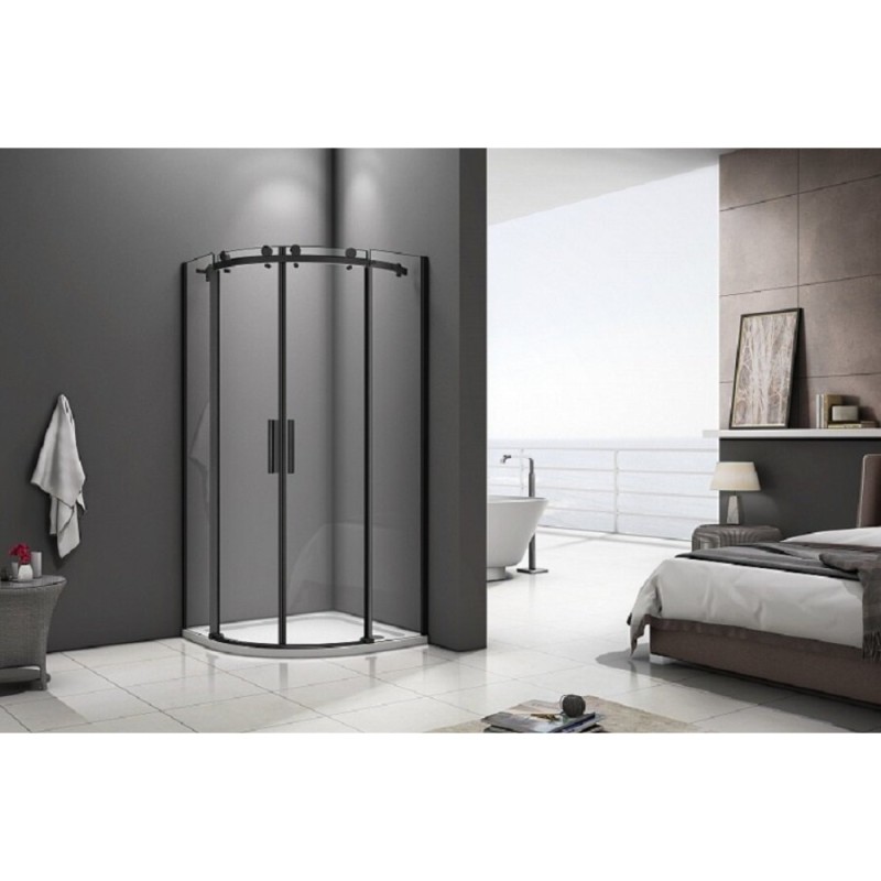 Душевое ограждение Good Door Galaxy R-TD-90-C-CH, 90 х 90 х 195 см, стекло прозрачное, хром, ГЛ00008