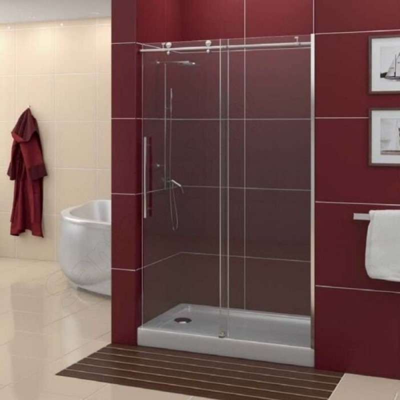 Душевая дверь в нишу Good Door Puerta WTW-110-C-CH, 110 х 195 см, стекло прозрачное, хром, ПУ00008