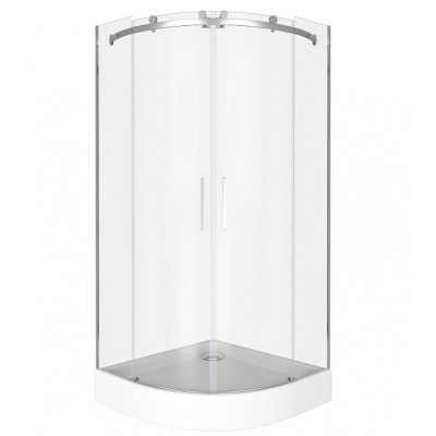 Душевое ограждение Good Door Altair R-TD-100-C-CH, 100 х 100 х 195 см, стекло прозрачное, хром, АЛ00008
