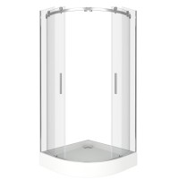 Душевое ограждение Good Door Altair R-TD-100-C-CH, 100 х 100 х 195 см, стекло прозрачное, хром, АЛ00008