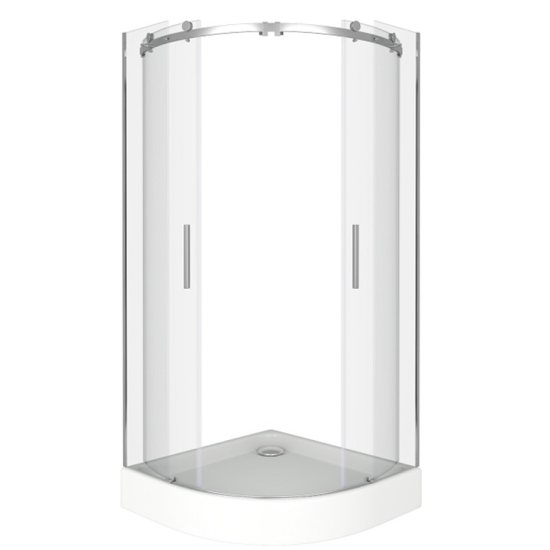 Душевое ограждение Good Door Altair R-TD-100-C-CH, 100 х 100 х 195 см, стекло прозрачное, хром, АЛ00008