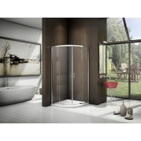 Душевой уголок Good Door Neo R-80-С-CH, 80 х 80 х 185 см, стекло прозрачное, профиль хром, НЕ00008