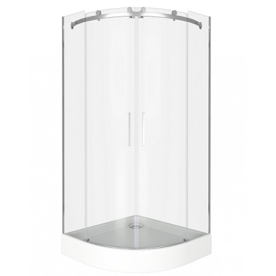 Душевое ограждение Good Door Galaxy R-TD-100-C-CH, 100 х 100 х 195 см, стекло прозрачное, хром, ГЛ00009