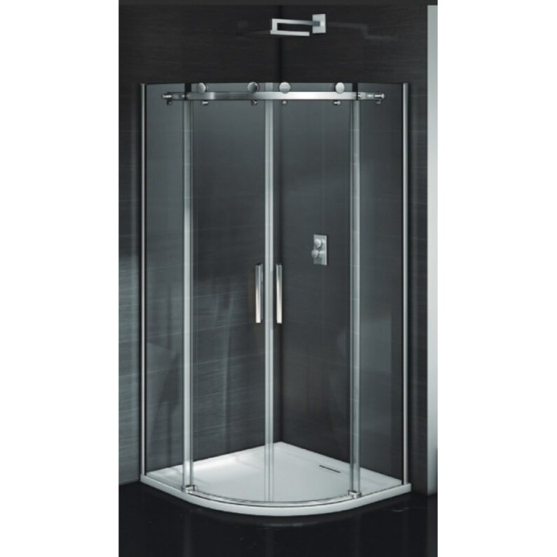 Душевое ограждение Good Door Galaxy R-TD-100-C-CH, 100 х 100 х 195 см, стекло прозрачное, хром, ГЛ00009