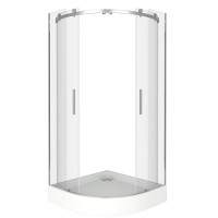 Душевое ограждение Good Door Galaxy R-TD-100-C-CH, 100 х 100 х 195 см, стекло прозрачное, хром, ГЛ00009