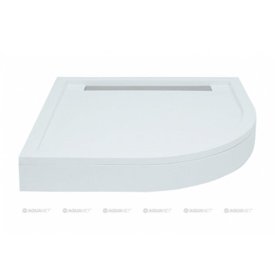 Поддон для душа Aquanet Stone Lite 100 х 100 см, с каркасом и панелью, литьевой мрамор (229268)